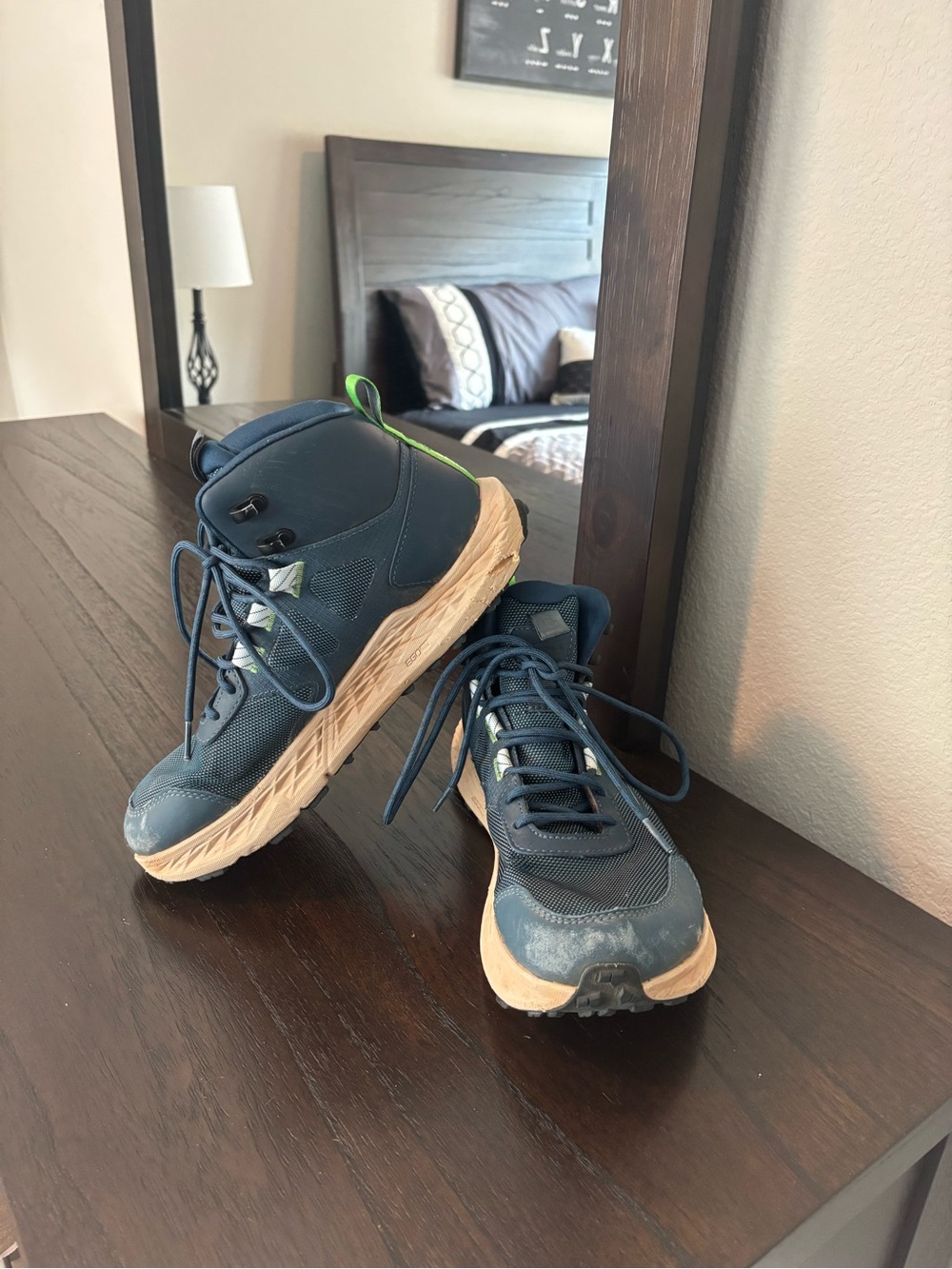 Altra Timp Hiker GTX Navy Hiking Boots Womens 10 Waterproof